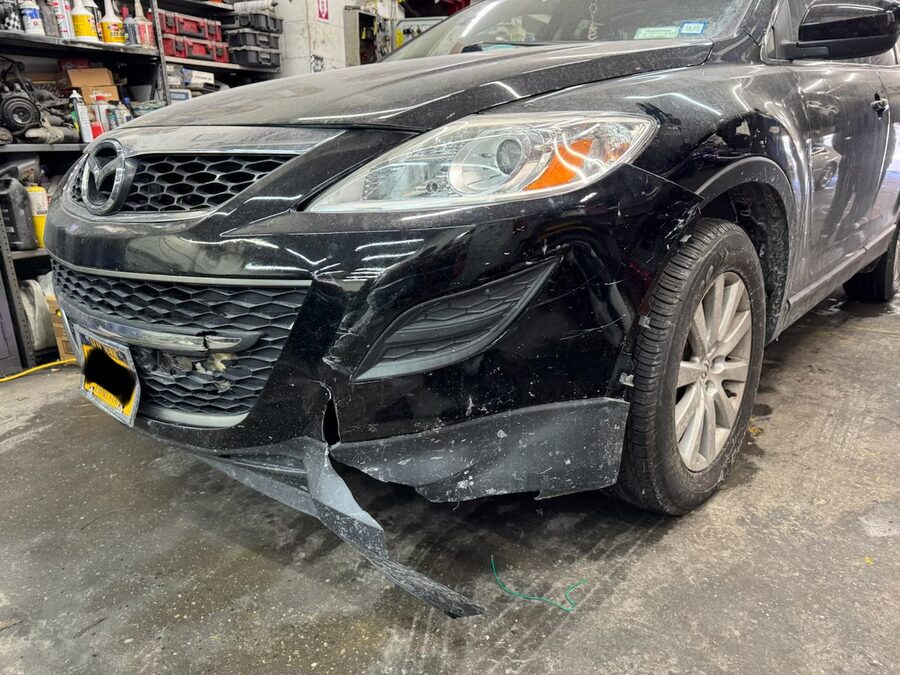 Mazda CX-9 before repair